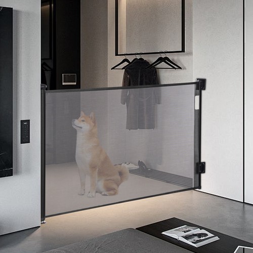 Black retractable gate extra - gate,,