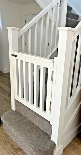 Bespoke stair gate made - gate.,