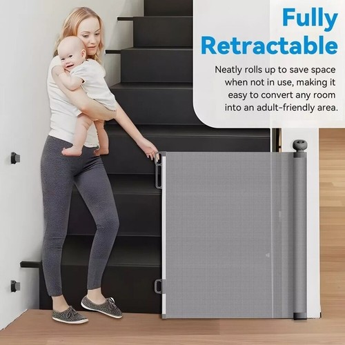 Retractable pet dog gate - dog,