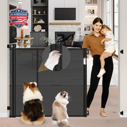 Reinforced tall pet gate - 42",